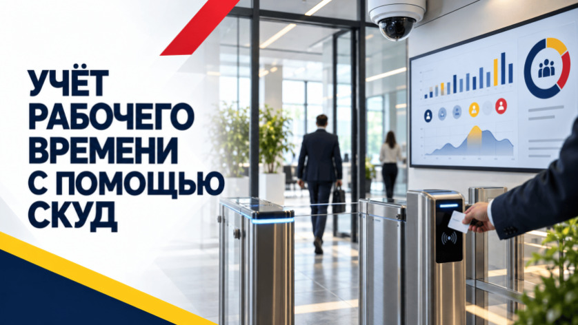 Как настроить учёт рабочего времени с помощью СКУД и аналитики видеокамер