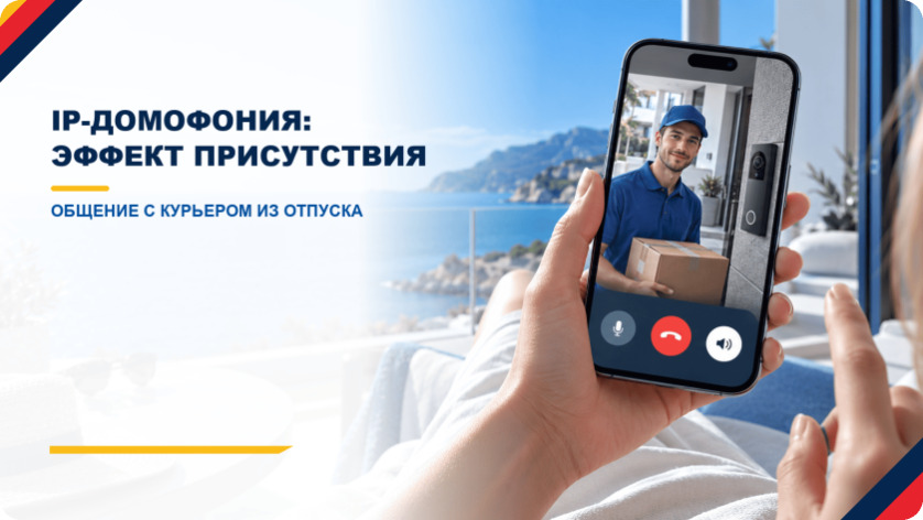 IP-домофония: как создать «эффект присутствия» и общаться с курьерами из отпуска