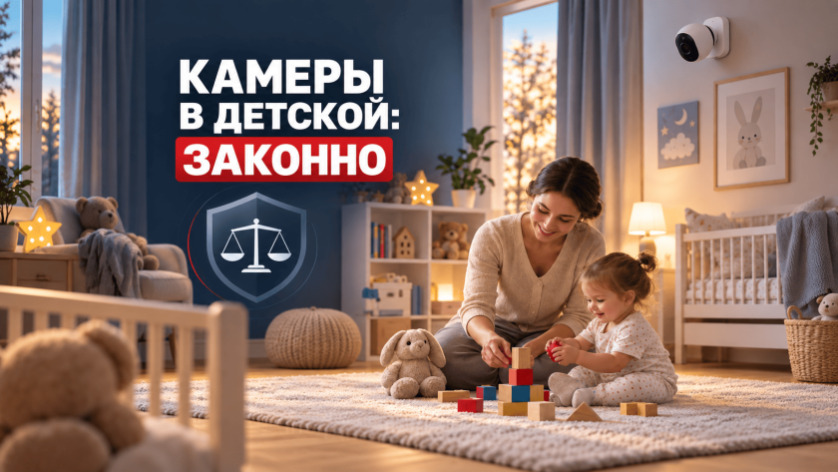 Камеры в детской: как законно организовать видеонаблюдение за няней